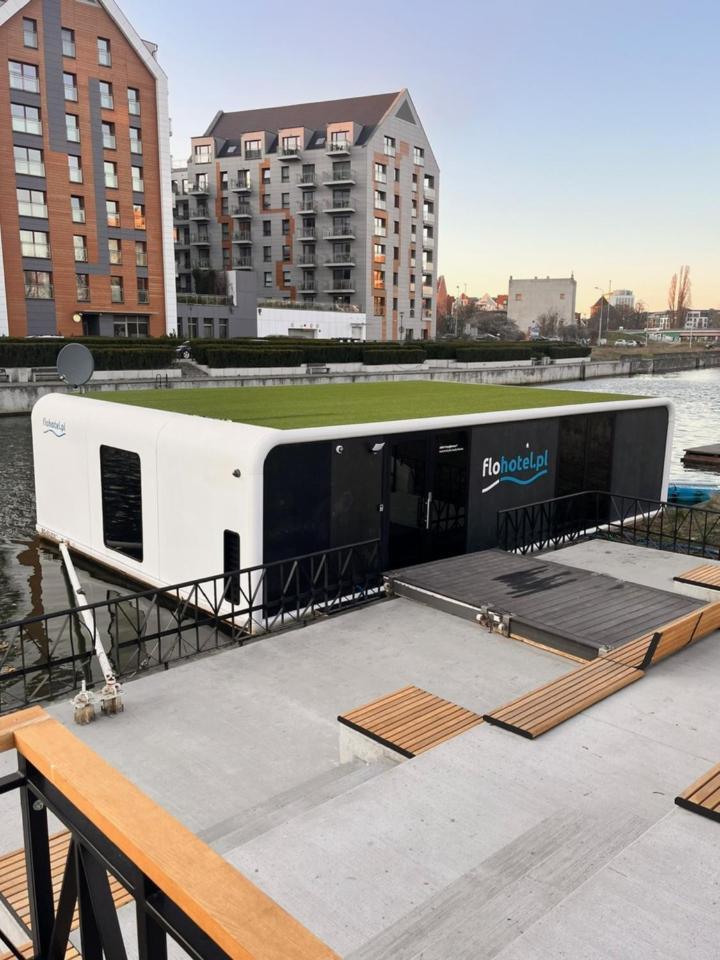 Dom Na Wodzie - Flohotel Gdańsk Exteriör bild